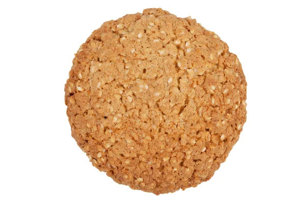 Biscotti rotondi con semi di sesamo — Foto Stock