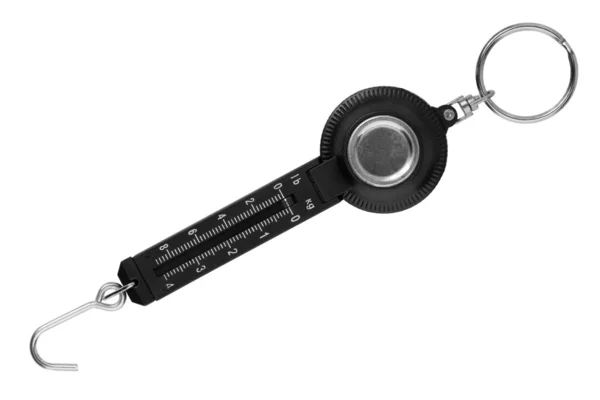 Compact spring balance with a hook — Stock Photo, Image