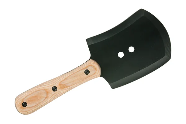 De compacte mes met een houten handvat — Stockfoto