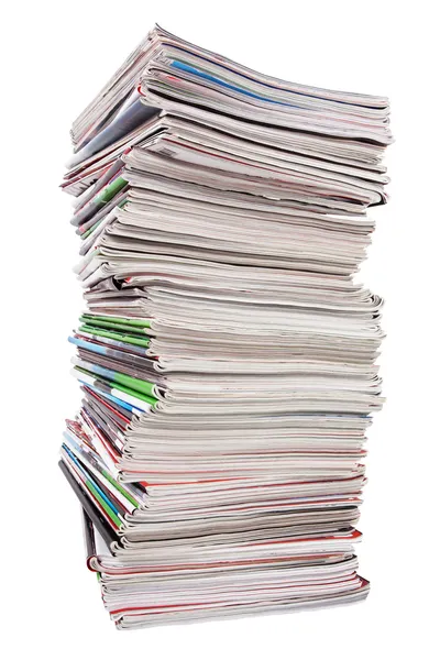 Wiele czasopism, używane — Zdjęcie stockowe