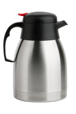 Metal Kettle-Thermos with spout clipart