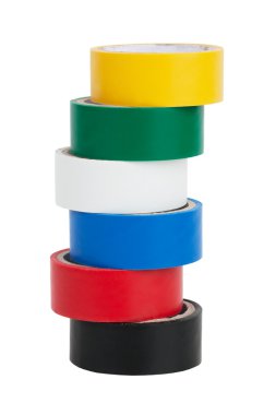 Coils colored tape clipart