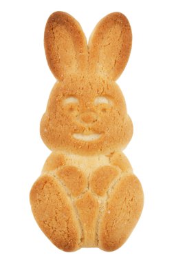 Delicious biscuits in the shape of a hare clipart