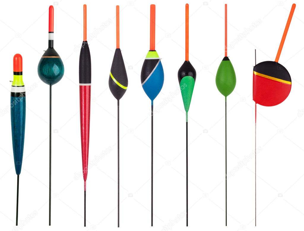 Set of floats for fishing