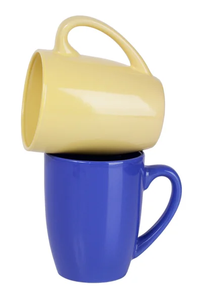 Two ceramic mugs — Stock fotografie