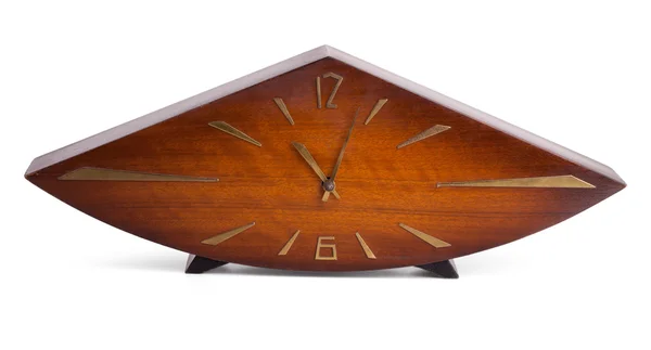Zastaralé dřevěné hodiny — Stock fotografie