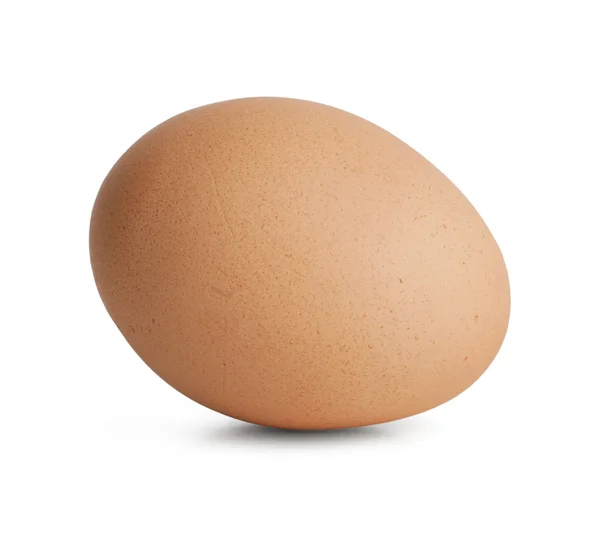 Бежевое сырое яйцо — стоковое фото