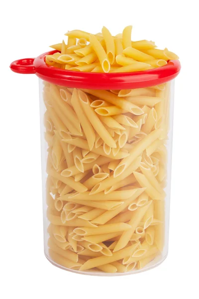 Plastic bank, stuffed pasta — Stock Photo, Image