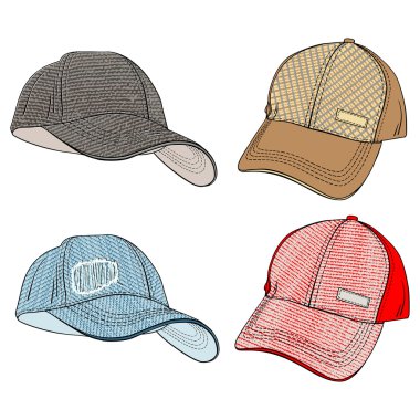 Baseball Caps clipart