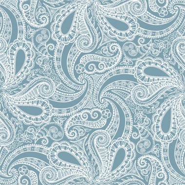 Seamless lace pattern clipart