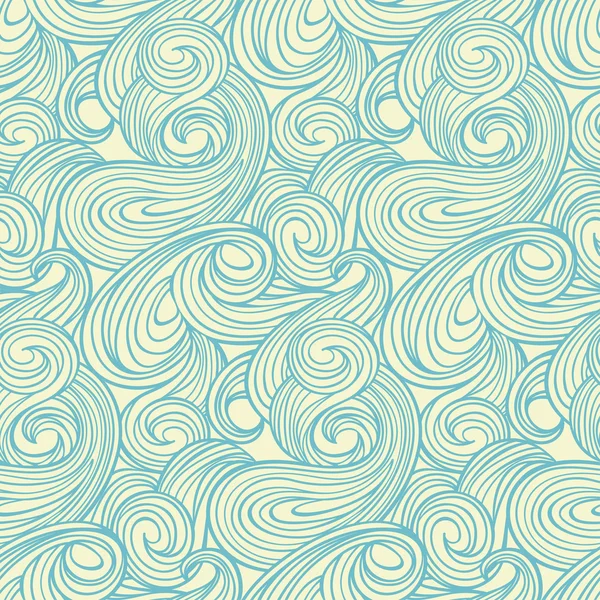 シームレスな抽象波パターン — ストックベクタ