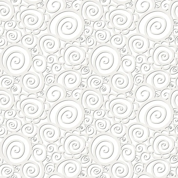 Безшовний абстрактний кучерявий візерунок хвилі — стоковий вектор
