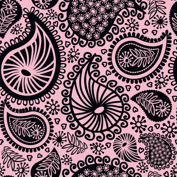 Abstrakta sömlösa doodle mönster — Stock vektor