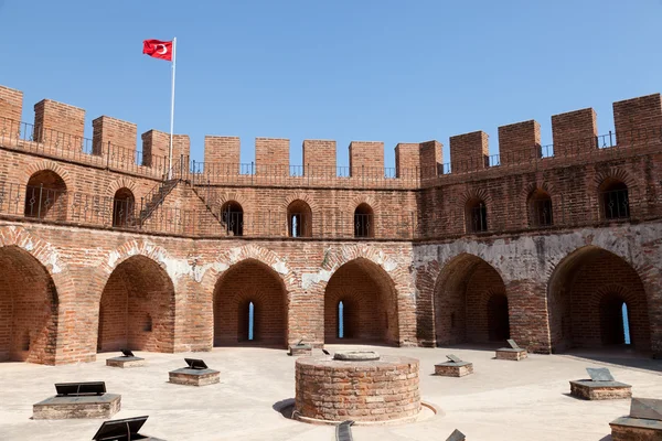 stock image K?z?l Kule (Red Tower) in Alanya.