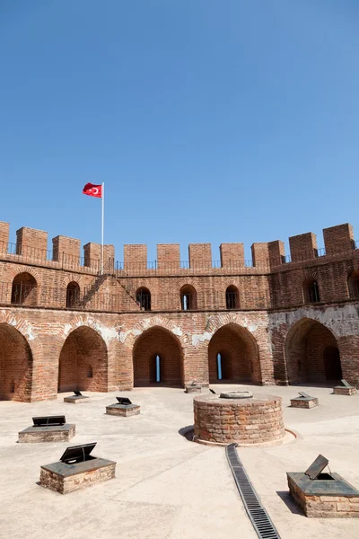 stock image K?z?l Kule (Red Tower) in Alanya.