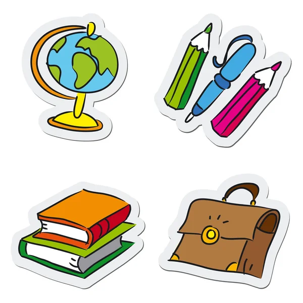 School and education objects — Stock Vector