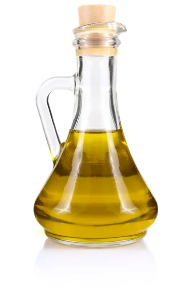 Huile d'olive en bouteille — Photo