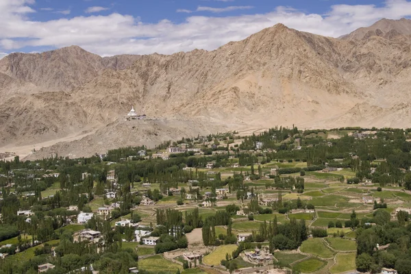 Leh - hoofdstad van ladakh, india — Stockfoto