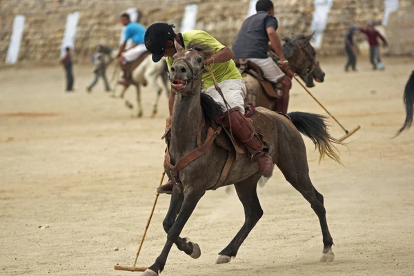 Polo spelen in ladakh — Stockfoto