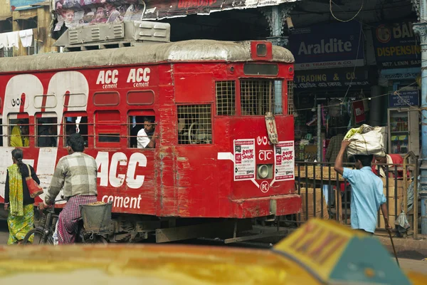 Straßenbahn von Kalkutta — Stockfoto