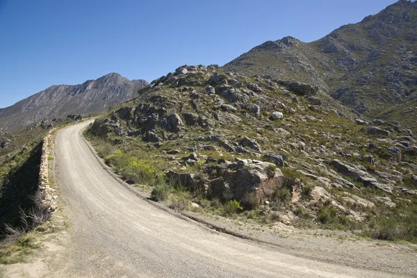 Гравійної дорозі, на Swartberg перевал — стокове фото