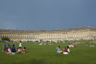 Day out in Bath clipart