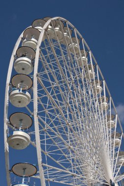 White Ferris Wheel clipart