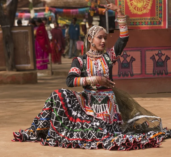Indiska kalbelia dansare — Stockfoto
