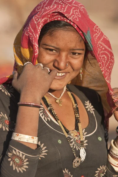 Bishnoi vrouw — Stockfoto