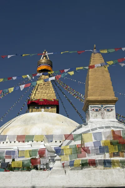 Boudhanath stupa — Stockfoto