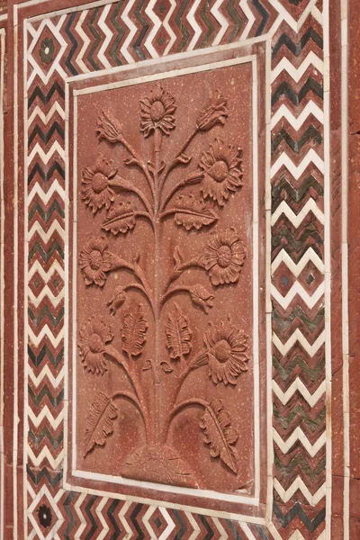 Decoration at the Taj Mahal — Stock Photo, Image