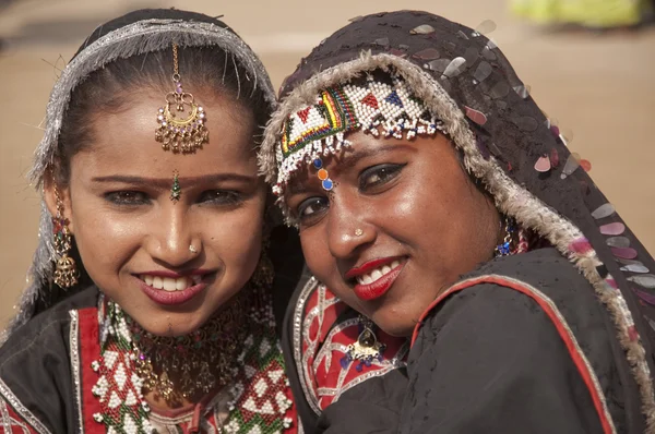 Rajasthani Dançarinos ciganos — Fotografia de Stock