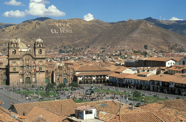 stock image Cuzco Town Square