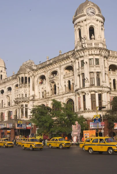 Verkehrsknotenpunkt in Kalkutta — Stockfoto