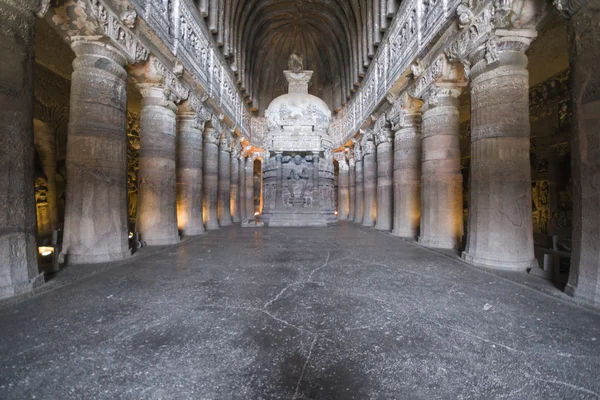 Tempio di Roccia Buddista — Foto Stock