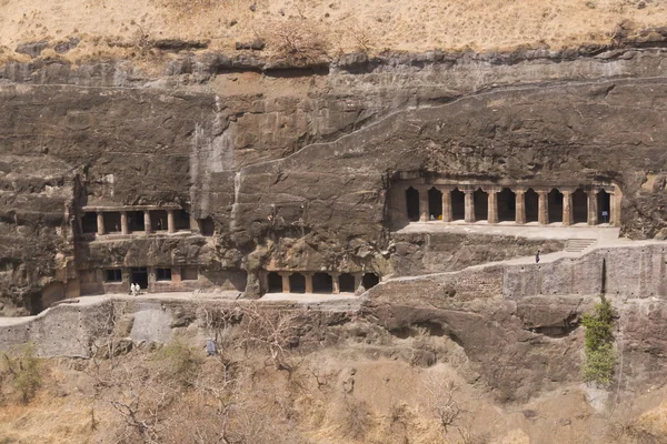 Аджанта-пещерный храм — стоковое фото