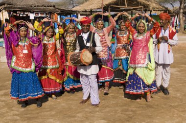 Rajasthani Dance Troupe clipart