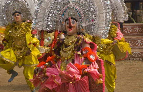 Masked Dancers — Stock Photo, Image