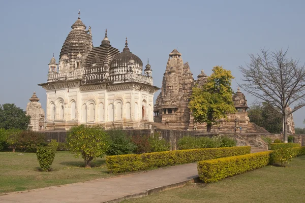 Индуистские храмы Кхаджурахо — стоковое фото