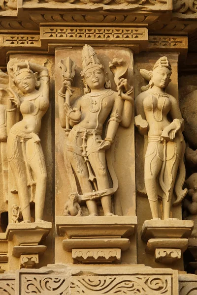 感性的印度教石刻 — 图库照片