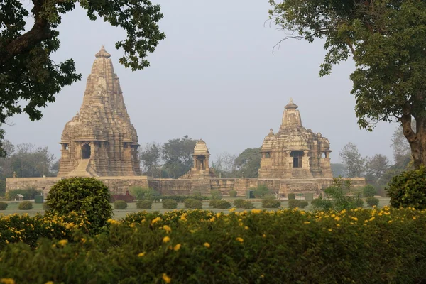 Ερωτικό ναοί khajuraho — Φωτογραφία Αρχείου