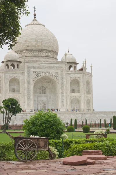 Gartenpflege am Taj — Stockfoto