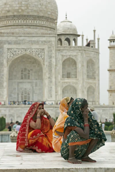 Turistas indianos coloridos — Fotografia de Stock