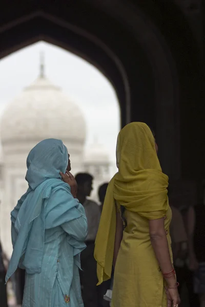 Wejście do Taj Mahal — Zdjęcie stockowe