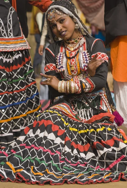 Dançarina rajasthani — Fotografia de Stock