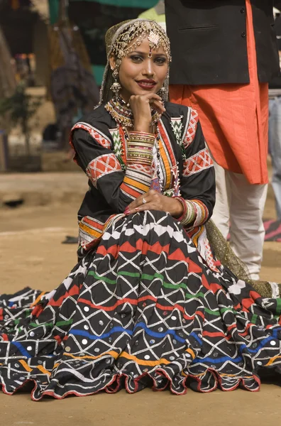 Dançarina rajasthani — Fotografia de Stock