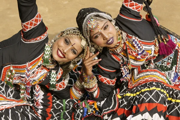 Plemiennych tancerzy z Indii — Zdjęcie stockowe