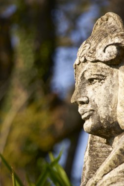 Weathered Garden Statue