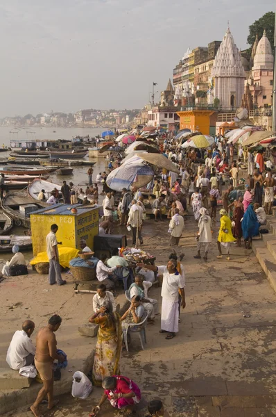 Ghati da bagno di Varanasi — Foto Stock