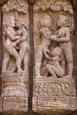 Erotic Temple Carvings clipart